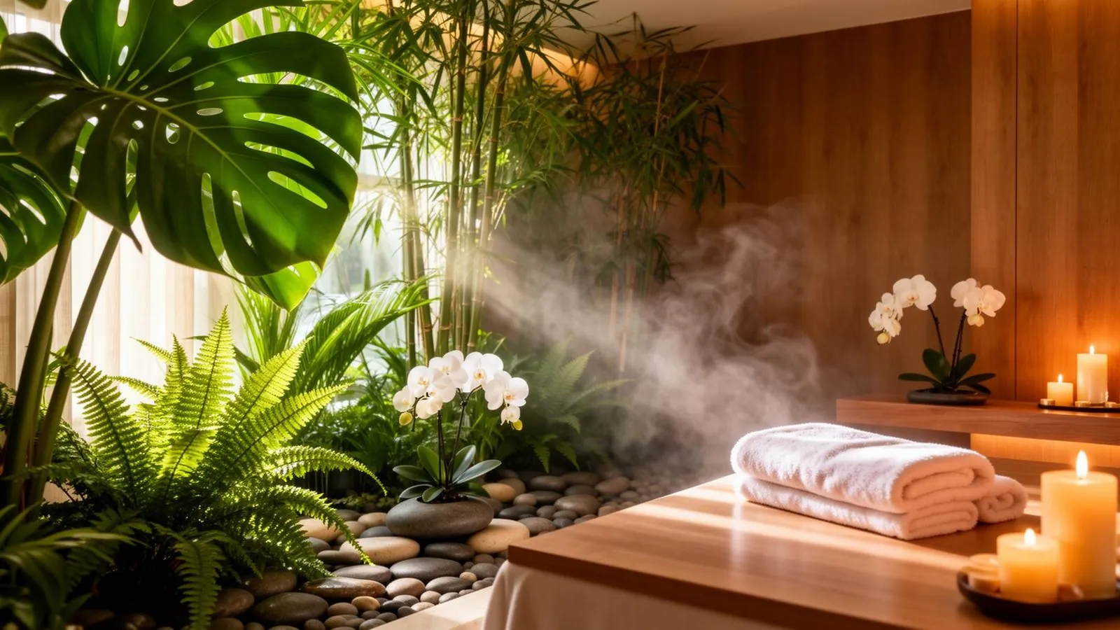 Treatment room inside Suite C at TAO Therapeutic Massage Spa on Old Courthouse Rd in Vienna, near Tysons Corner